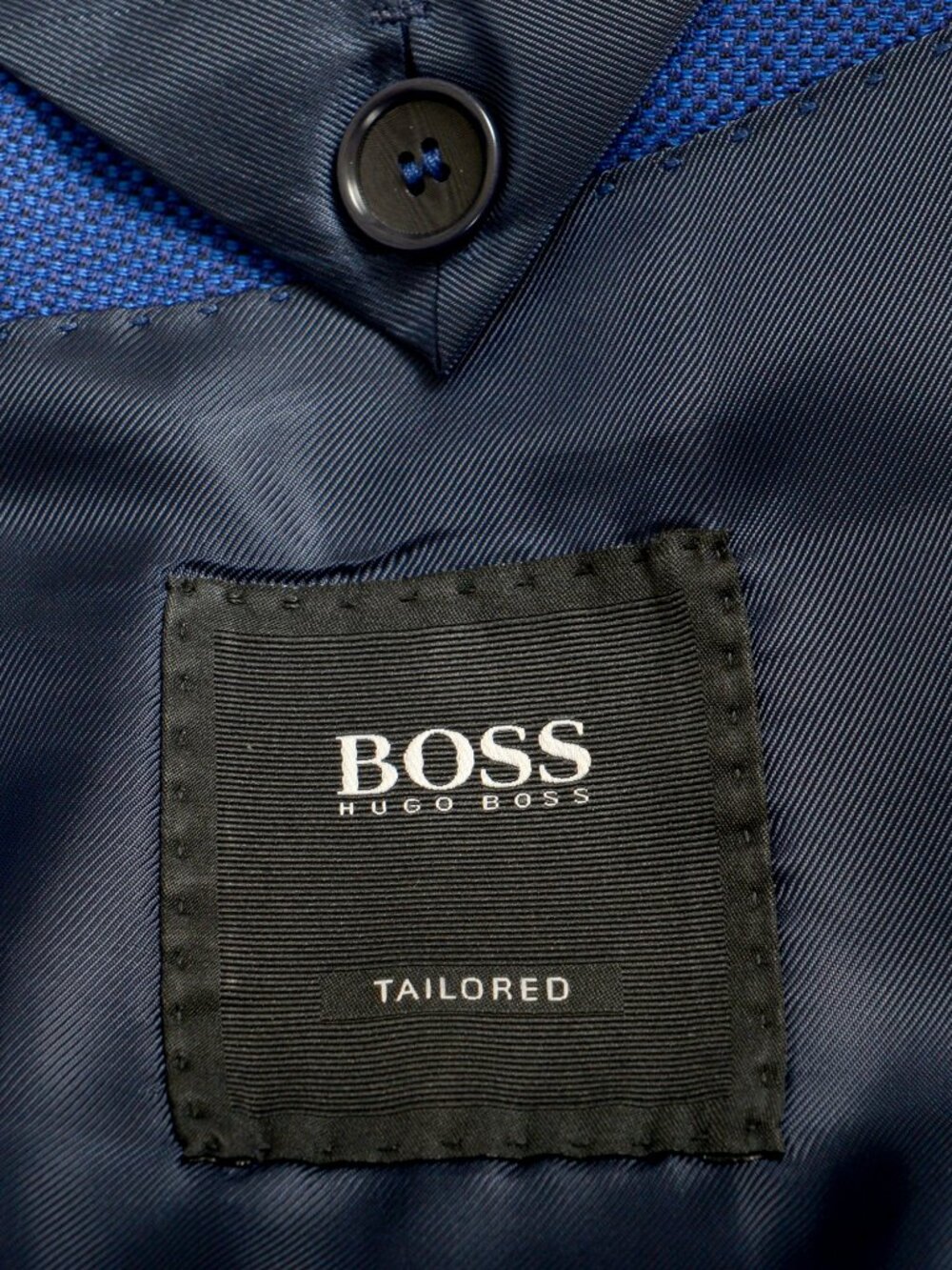 Hugo Boss Men's "T-Jake" Blue 100% Wool Sport Coat Blazer US 36R IT 46R - Picture 5 of 7